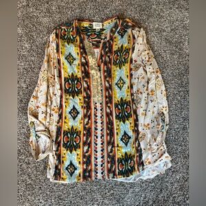 Multicolor Bohemian Women's Top